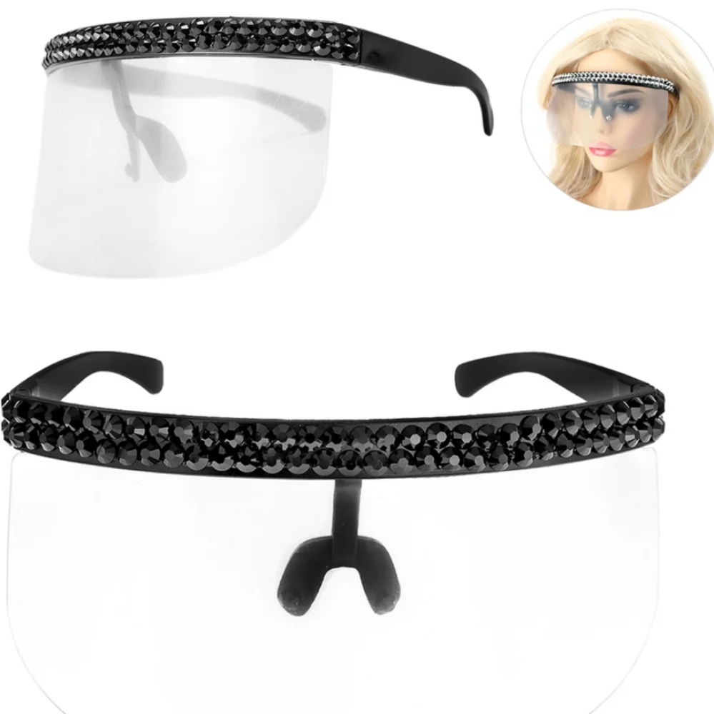 Face Shield Bling Goggles Glasses